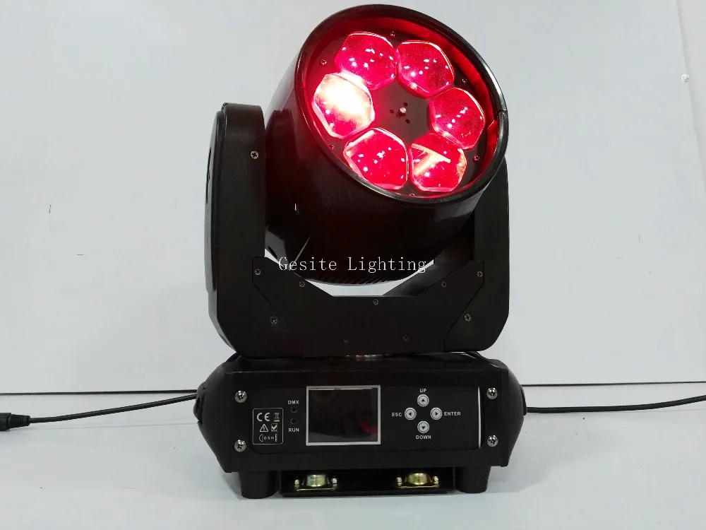 6x40w led bee eye zoom moving head lyre light stage dj dmx 512 effect 6pcs 40watt | Лампы и освещение