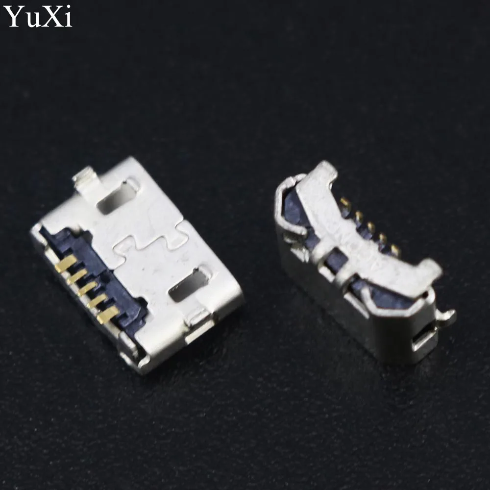100 шт./лот для Huawei 4X Y6 4A P8 C8817 max Lite 4C 3X Pro G750 T20 micro USB разъем зарядки|Соединители| |