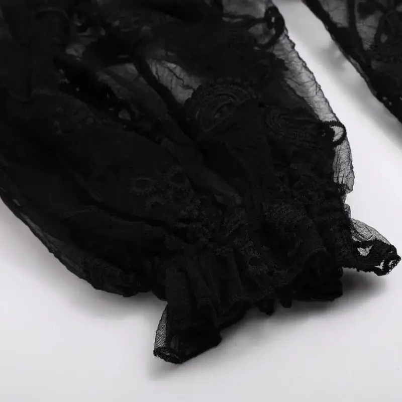 Роскошная блузка с вышивкой для подиума дизайнерские женские топы полный Пышный