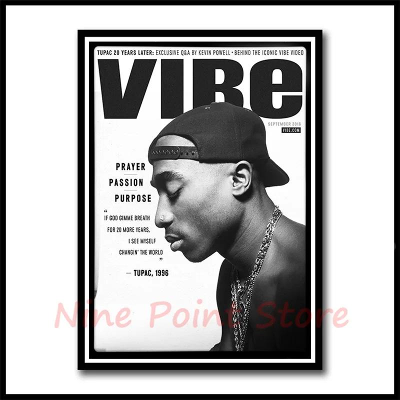 Плакат Tupac Amaru Shakur Постер в стиле хип хоп рэп музыка певец звезда 2PAC плакат с HD