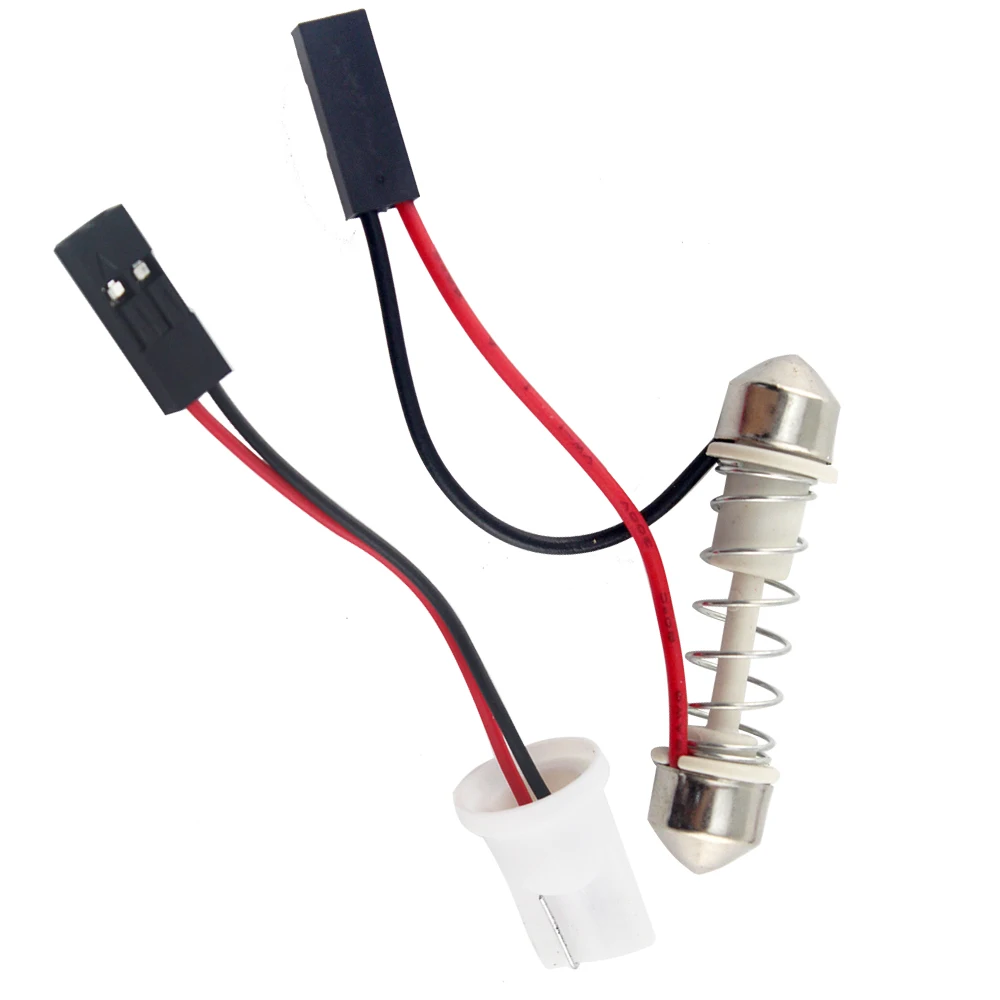 YM E-Bright 2 шт Светодиодный светильник 5730 15 SMD светодиодный s 12V DC с T10 фестон-адаптер