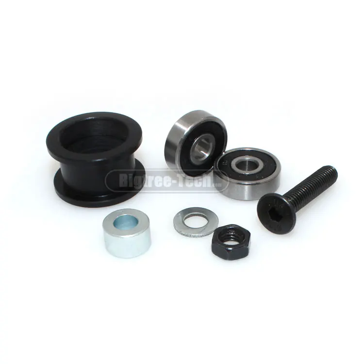 10Sets Smooth Idler Pulley Wheel Kit POM Idler Pulley Without Bearing 