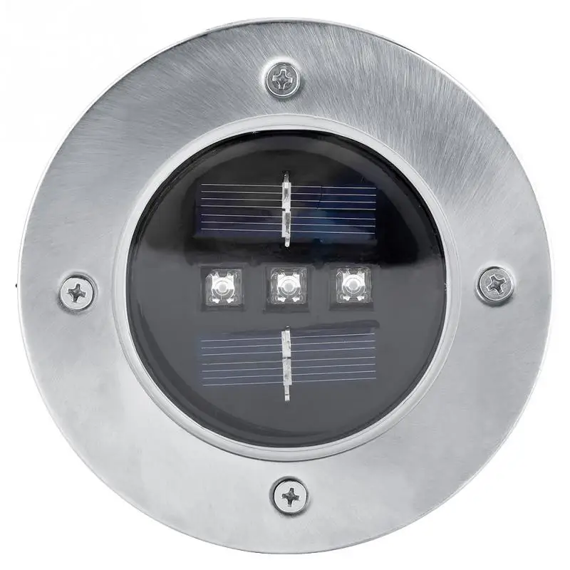 Солнечный 3LED садовый светильник туинвертикат лужайка уличный пейзаж земля сад