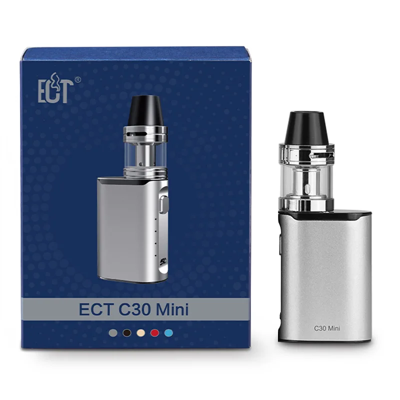 ECT005 оригинальный набор электронных сигарет с ECT C30 мини батарейный отсек Kenjoy Met