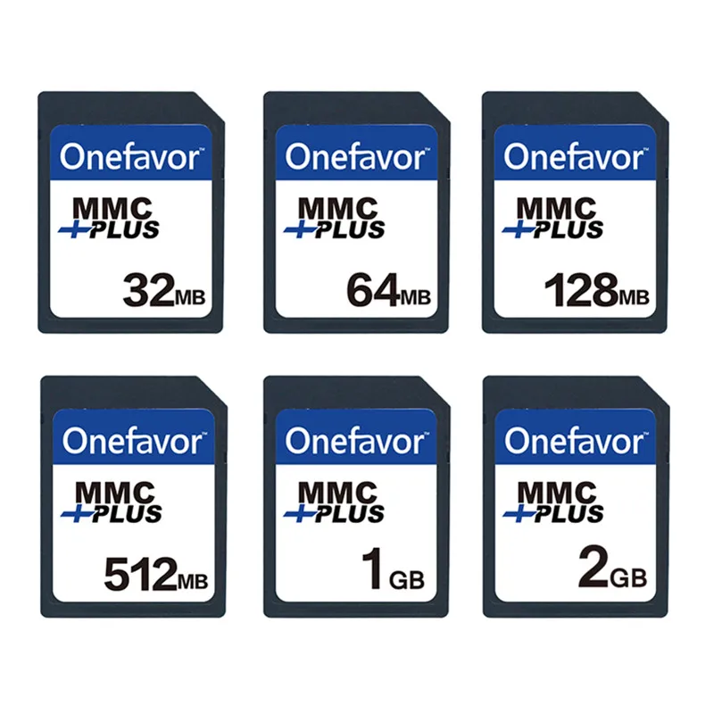 

5pcs onefavor 32MB 64MB 128MB 256 MB 512MB 1GB MMC MultiMedia Card 13PINS for Old Camera