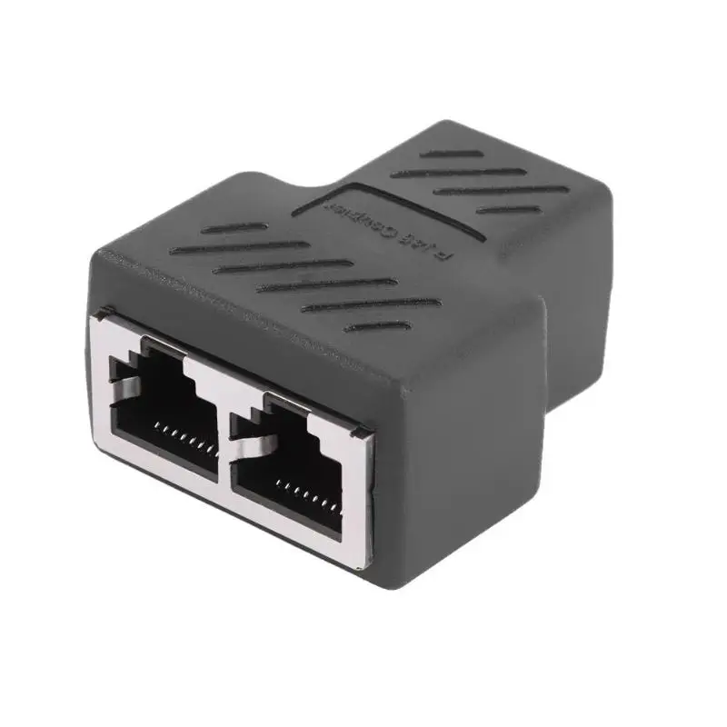 ALLOYSEED RJ45 Сплиттер Адаптер от 1 до 2 двойной женский порт CAT5/CAT 6 LAN Ethernet Sockt сетевые