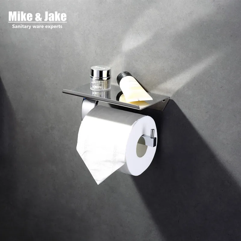Хромированный латунный держатель для туалетной бумаги рулонной салфеток с