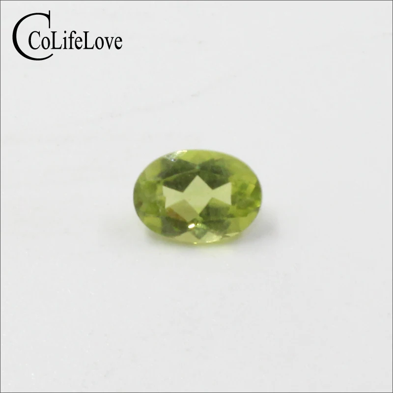 

Wholsesale price peridot loose gemstone for jewelry shop 100% real natural peridot gemstone oval cut