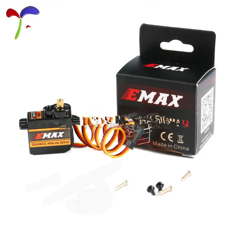 EMAX ES08MA II аналоговый рулевой механизм 12g металлическая передача вперед/сервер |