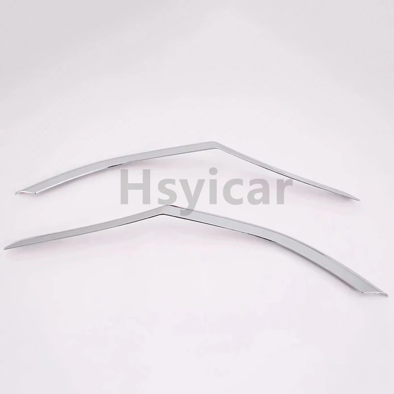 Hsyicar для hyundai Santa Fe лампа для фары заднего света крышка наклейка украшение отделка хвост свет брови полосы аксессуары ABS