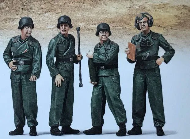 1/35 статуэтка в виде артиллерия группа 4 шт./компл.(без автомобиля) модель Наборы