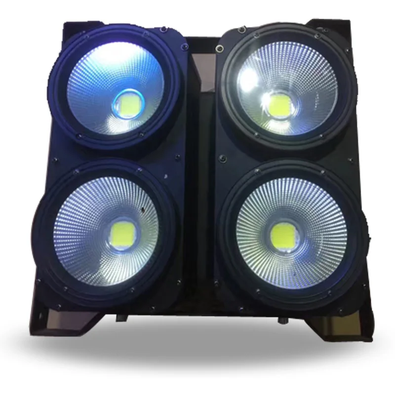

4pcs/lot high power 4pcs 100W white warm white led cob par blinder disco light with dmx control for stage dj lighting party