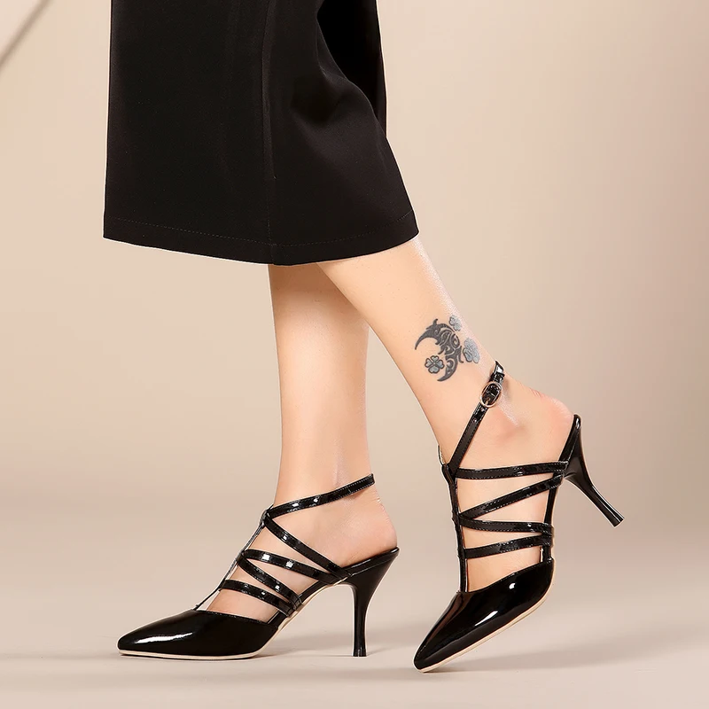 Пикантная модная дамская обувь Обувь больших размеров (30 48) Дамские босоножки