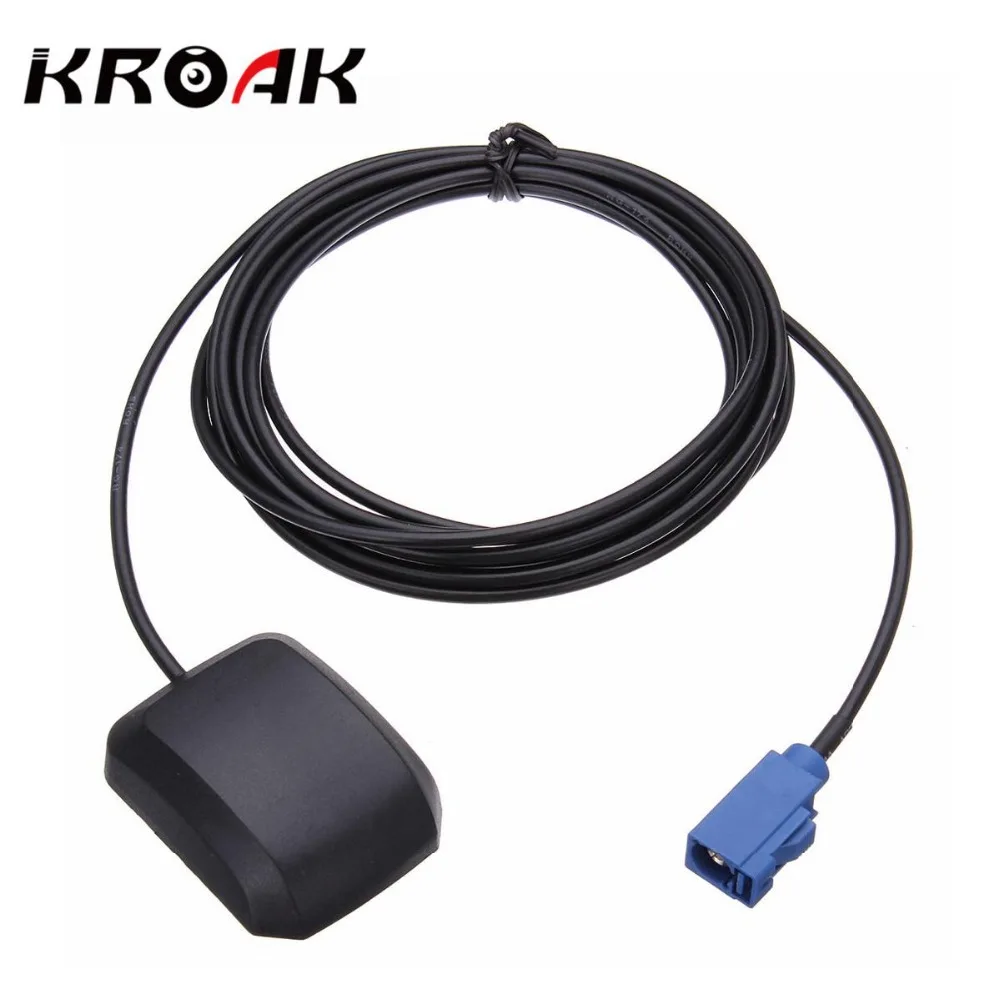 KROAK GPS антенна Fakra MFD2 RNS2 RNS 510 MFD3 E для VW Skoda Benz Audi|gps antenna|gps antenna fakraantenna fakra |