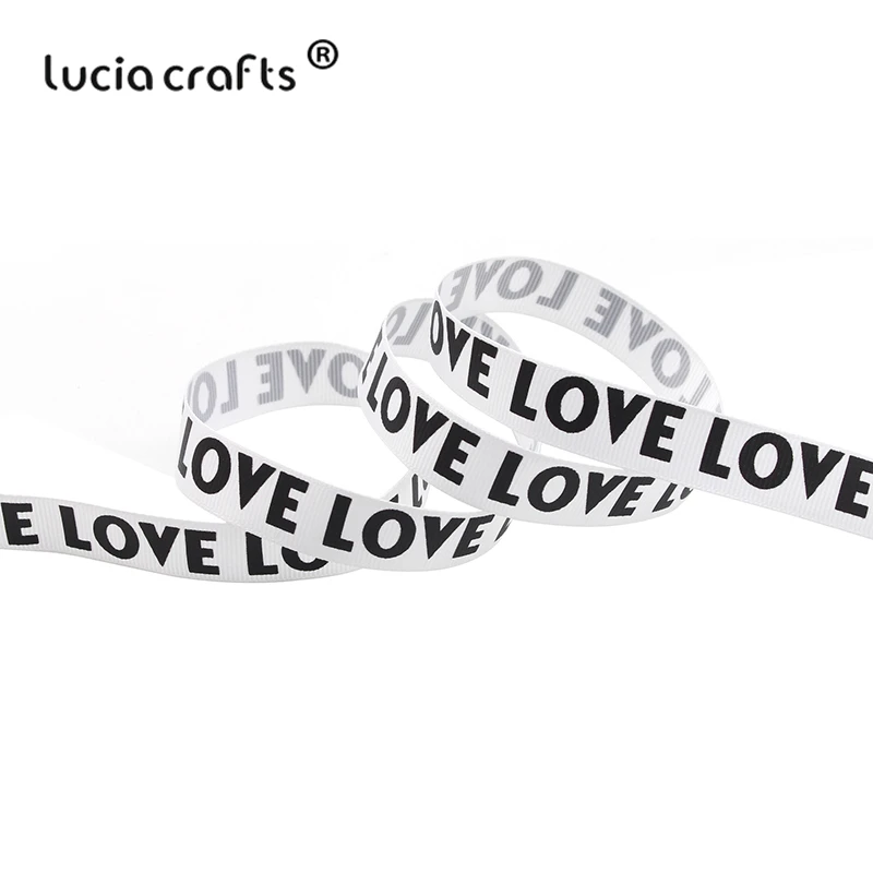 Lucia Crafts 5y/lot мульти вариант буквы/цифры шаблон напечатанный корсажная лента для самодельного украшения одежды материалы ручной работы для поделок S0602