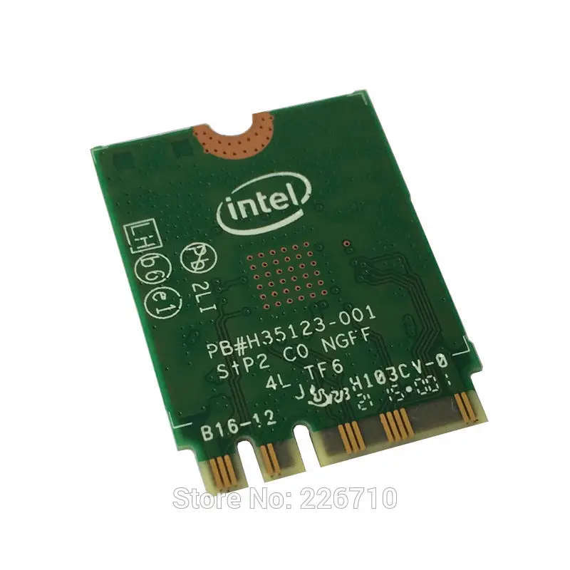 802.11ac 867m 2x2 Wifi Bluetooth BT4.0 2 4G/5G NGFF карта Двухдиапазонная Беспроводная-AC 7265 7265NGW модуль