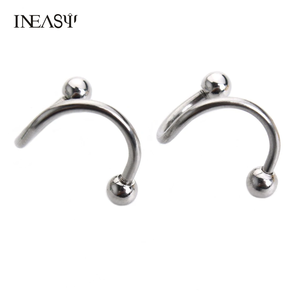 2 шт. серьги-гвоздики из нержавеющей стали для пирсинга носа | Украшения и