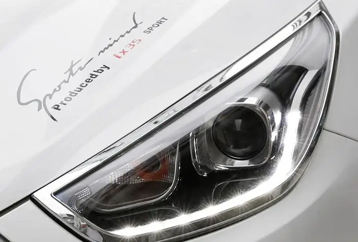 Хромированные передние и задние фары для Hyundai ix35 2013 2014 2015 накладка рамка