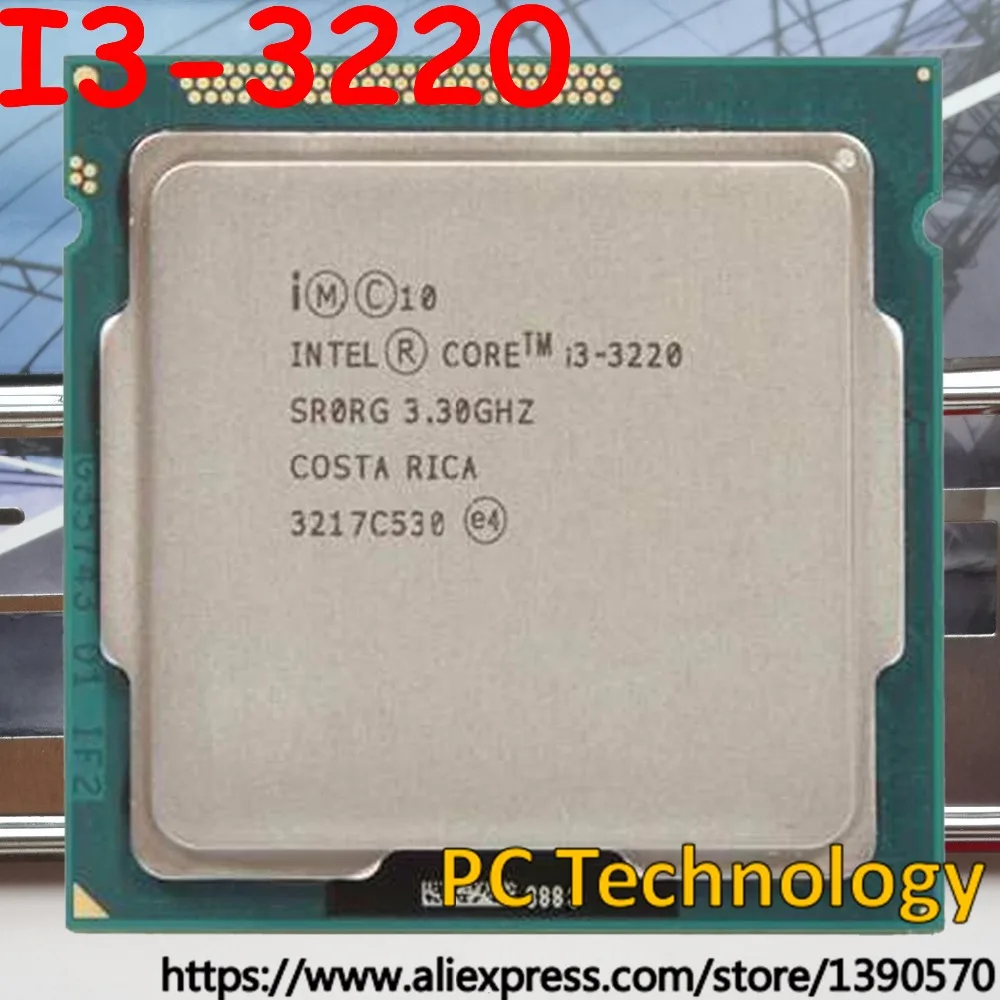Intel-processador Intel Core i3 3220 Sr0rg 3.30ghz 3m Processador Lga1155 Dual Core Cpu Envio até Dia