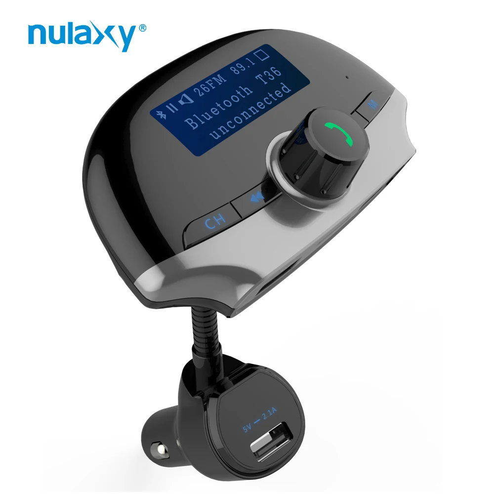 Nulaxy T36 fm передатчик модулятор Интеллектуальный автомобиль зарядное устройство с