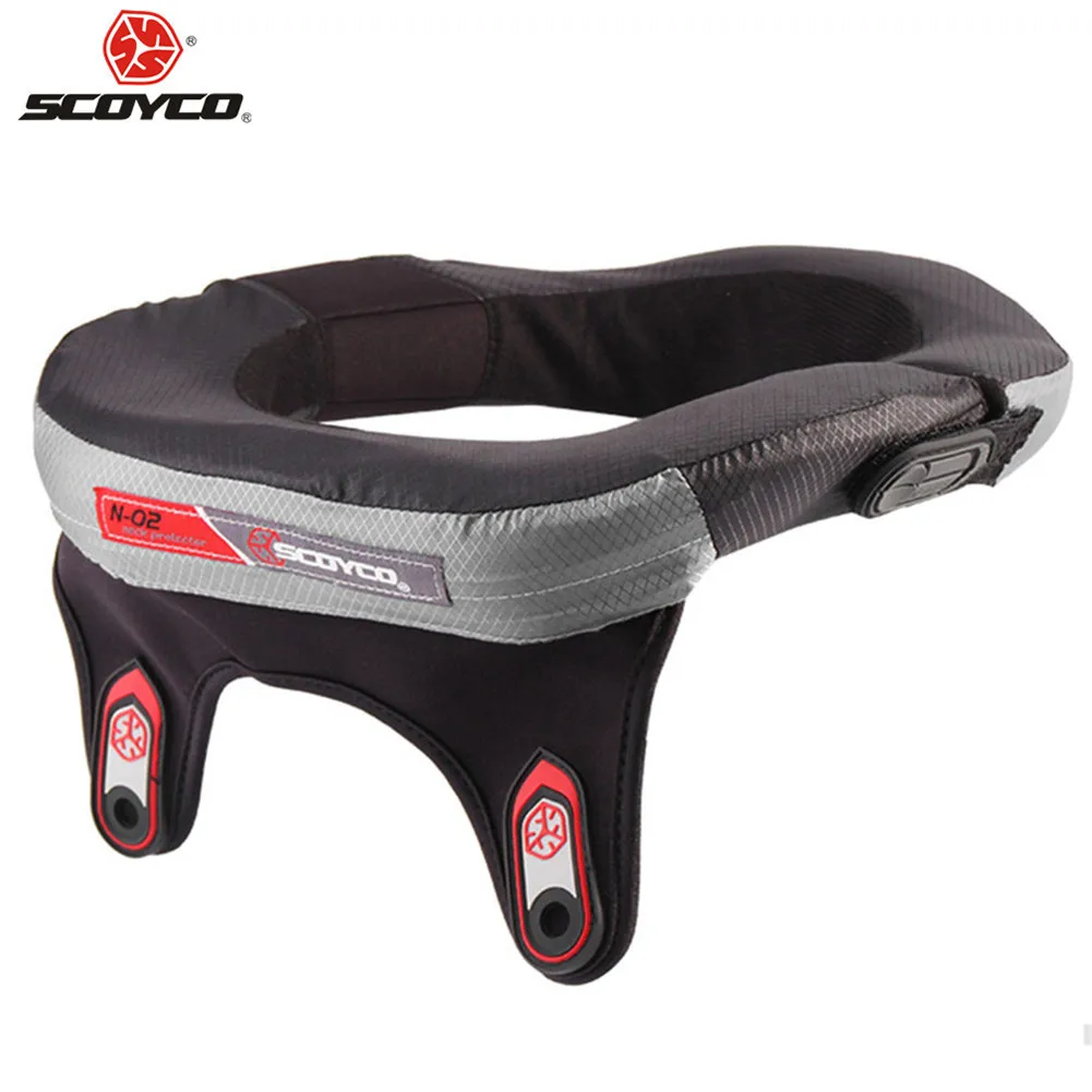 SCOYCO N02 защита шеи Мотоцикл Мотокросс шеи скобка спортивная защита грязи велосипед MX внедорожная езда гоночная Защитная Экипировка