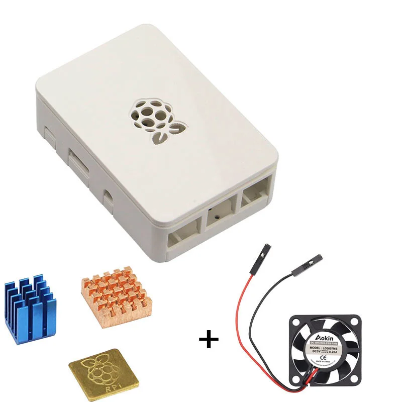 Защитный чехол для корпуса Raspberry Pi Крышка с алюминиевым радиатором охлаждающий