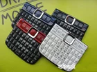 Черныйбелыйсинийкрасный 100% новый корпус Ymitn, чехол для клавиатуры, брелоки для Nokia E63