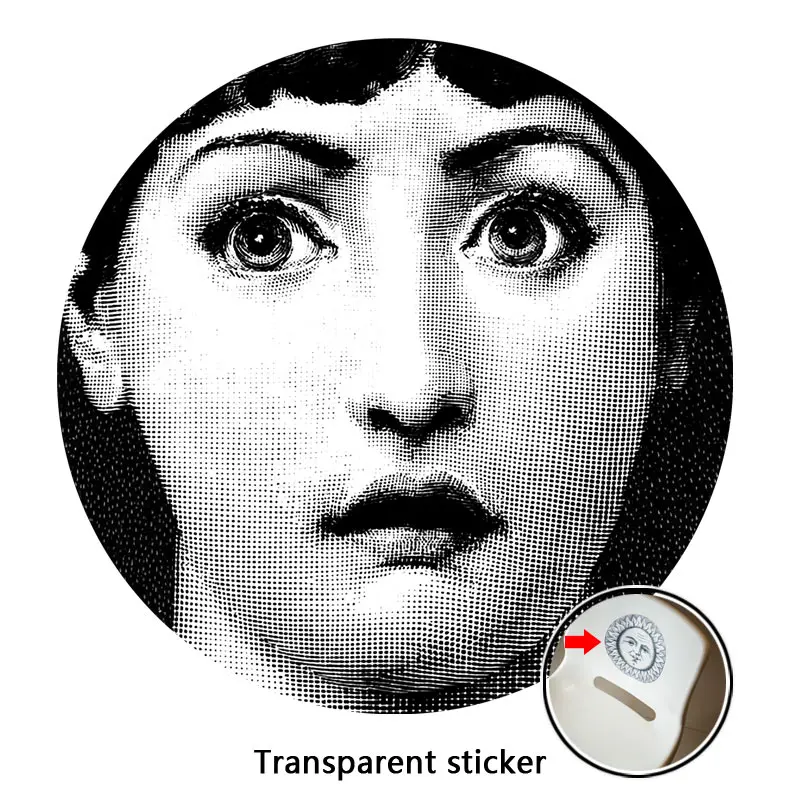 NO.29-56 дизайнер Fornasetti обои такие же, как прозрачные наклейки для украшения гостиной 1 шт - Цвет: 32