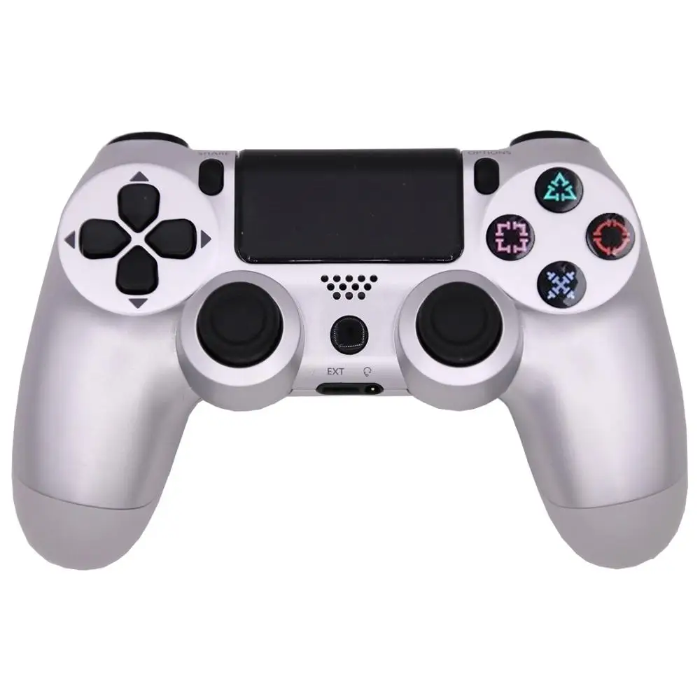 Silver Геймпад Беспроводной bluetooth-контроллер для sony PS4 PS3 триггер джойстик игровая подставка для Play Station 4 Кулисный Беспроводная консоль - Цвет: Silver