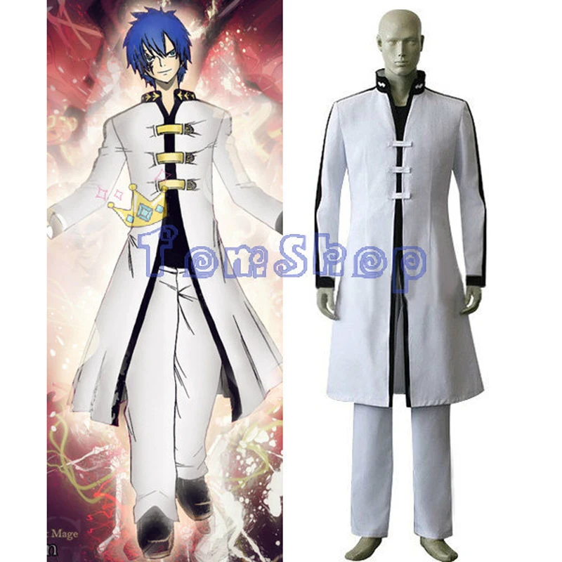 

Fairy Tail Jellal Fernandes Gerard Cosplay Uniform Suit Men's Halloween Costume Custom-made Free Shipping