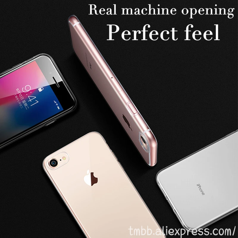 HOT SALE Ultra thin Clear Transparent TPU Silicone Case For iPhone XS MAX XR 6 7 6S Plus 8 4S 4 5S SE 5C Protect Rubber |