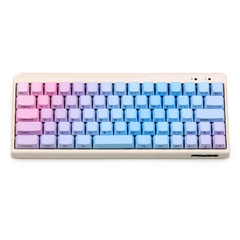 Синий Демон minila keycaps OEM профиль с боковой печатью для filco minila mehcanical keyboard