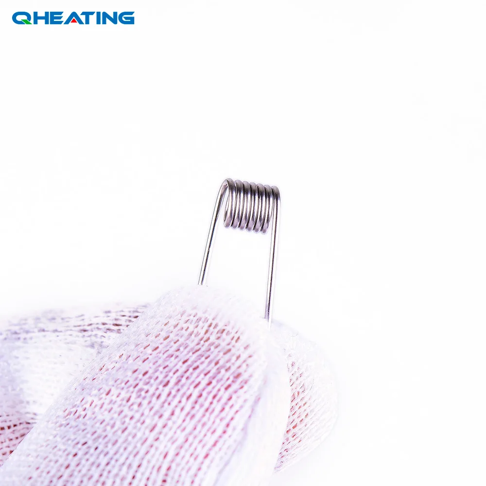 Qheating NI80 24ga/22ga 100 шт. электронная сигарета RDA атомайзер вата проволока катушка готовая к использованию.