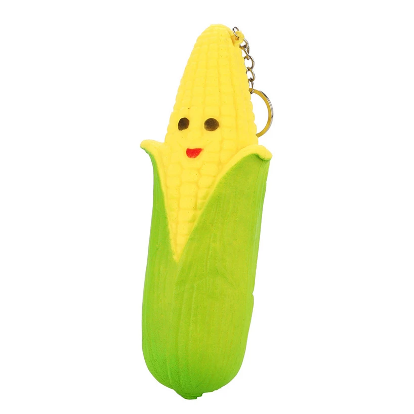 Новинка 2018NEW Squishy Smiley Cute Corn Ароматизированная подвеска медленно поднимающаяся