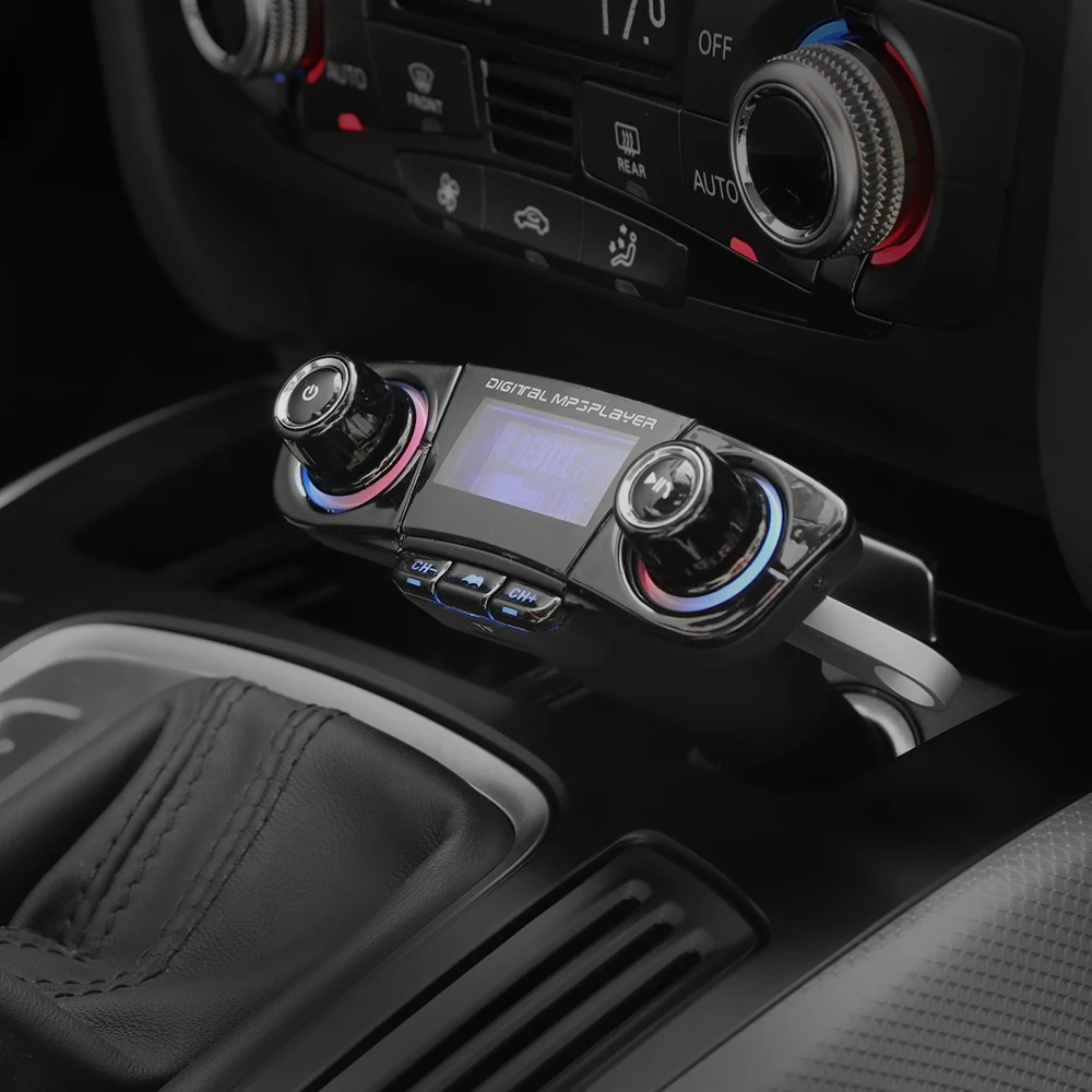 Автомобильный комплект громкой связи Onever светодиодный fm передатчик с 1 3 дюймовым