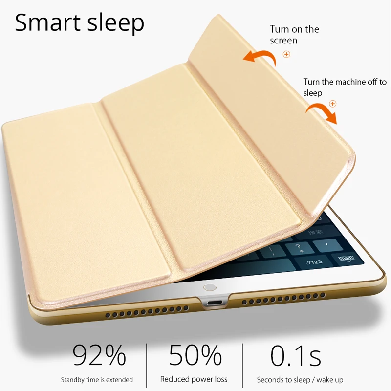Чехол для iPad Air 2 Чехол Ультра Тонкий Магнитный Флип-стенд умный чехол для iPad 5 6 из искусственной кожи чехол для планшета для iPad Air 1 9,7 чехол