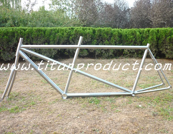 Gr.9 бесшовная труба Ti Road Tandem велосипедная Рама | Спорт и развлечения