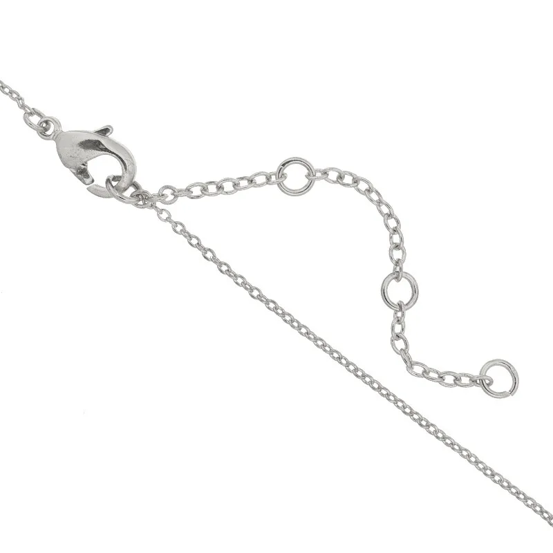 Цепочка женская из нержавеющей стали с подвеской в виде четырехлистного