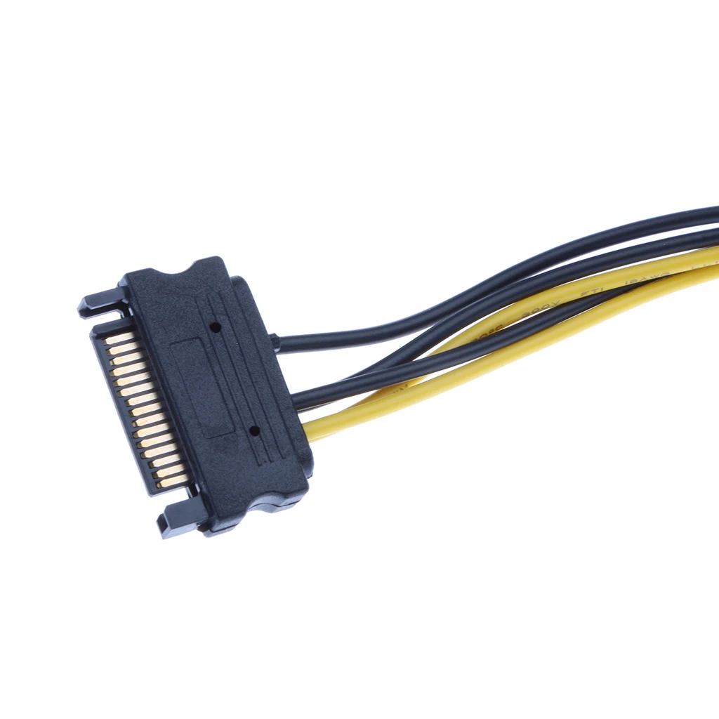 2 шт. 15pin SATA питания 557 6pin PCIe PCI e видео Экспресс адаптер кабель|cable power|pci-e expresspower |