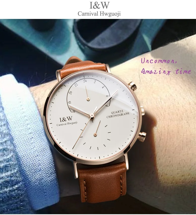Reloj hombre Топ бренд класса люкс Швейцария водонепроницаемые мужские часы ультра тонкие ручные часы Мужские кварцевые часы в стиле кэжуал