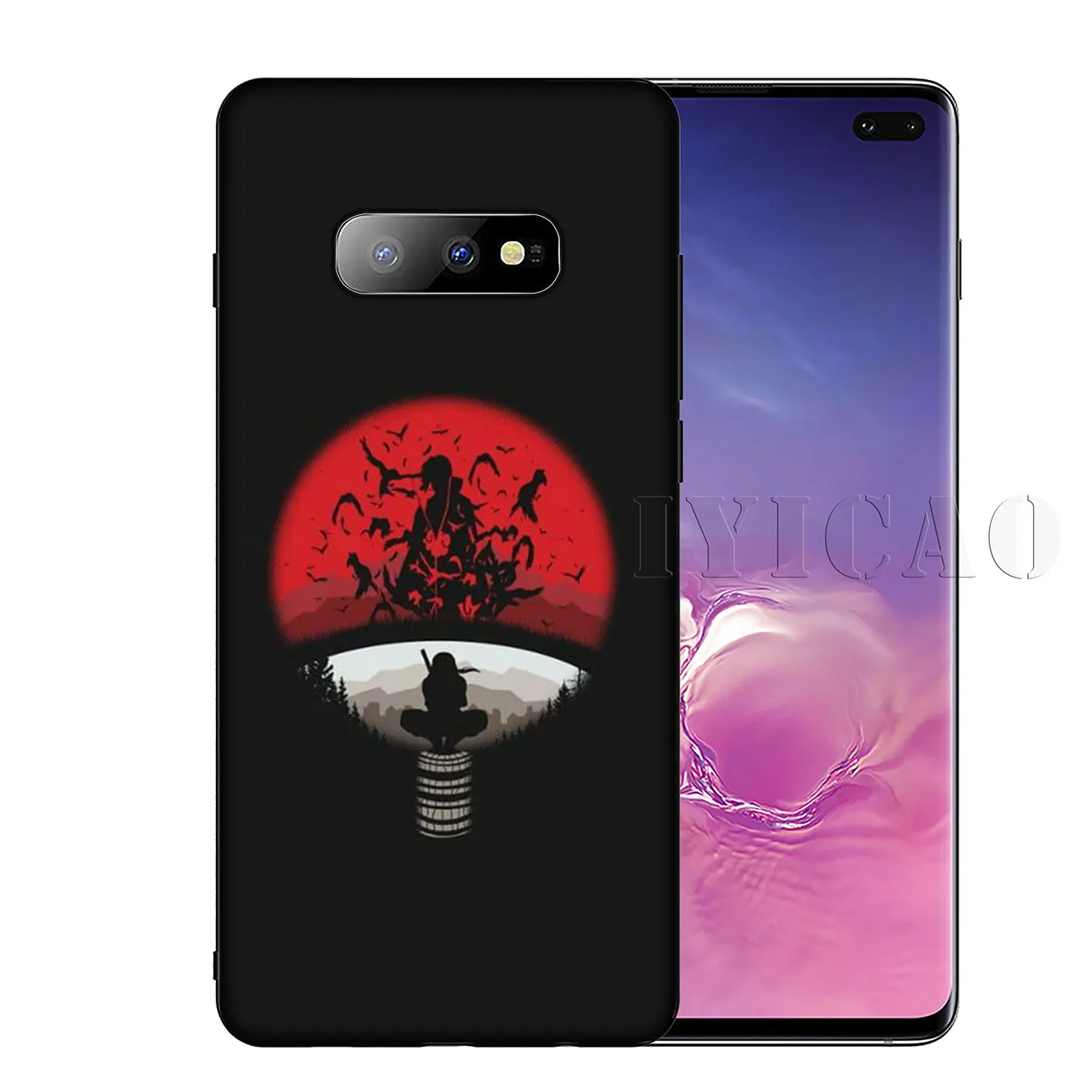 IYICAO наруто vs sasuke Мягкий силиконовый чехол для телефона Samsung Galaxy S20 Ultra S10 Lite S9 S8 Plus S6