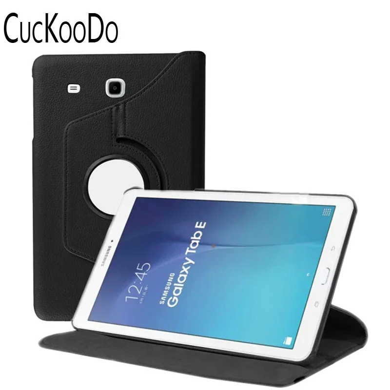 Для Samsung Galaxy Tab E 9 6 Premium из искусственной кожи с поворотом на 360 градусов для