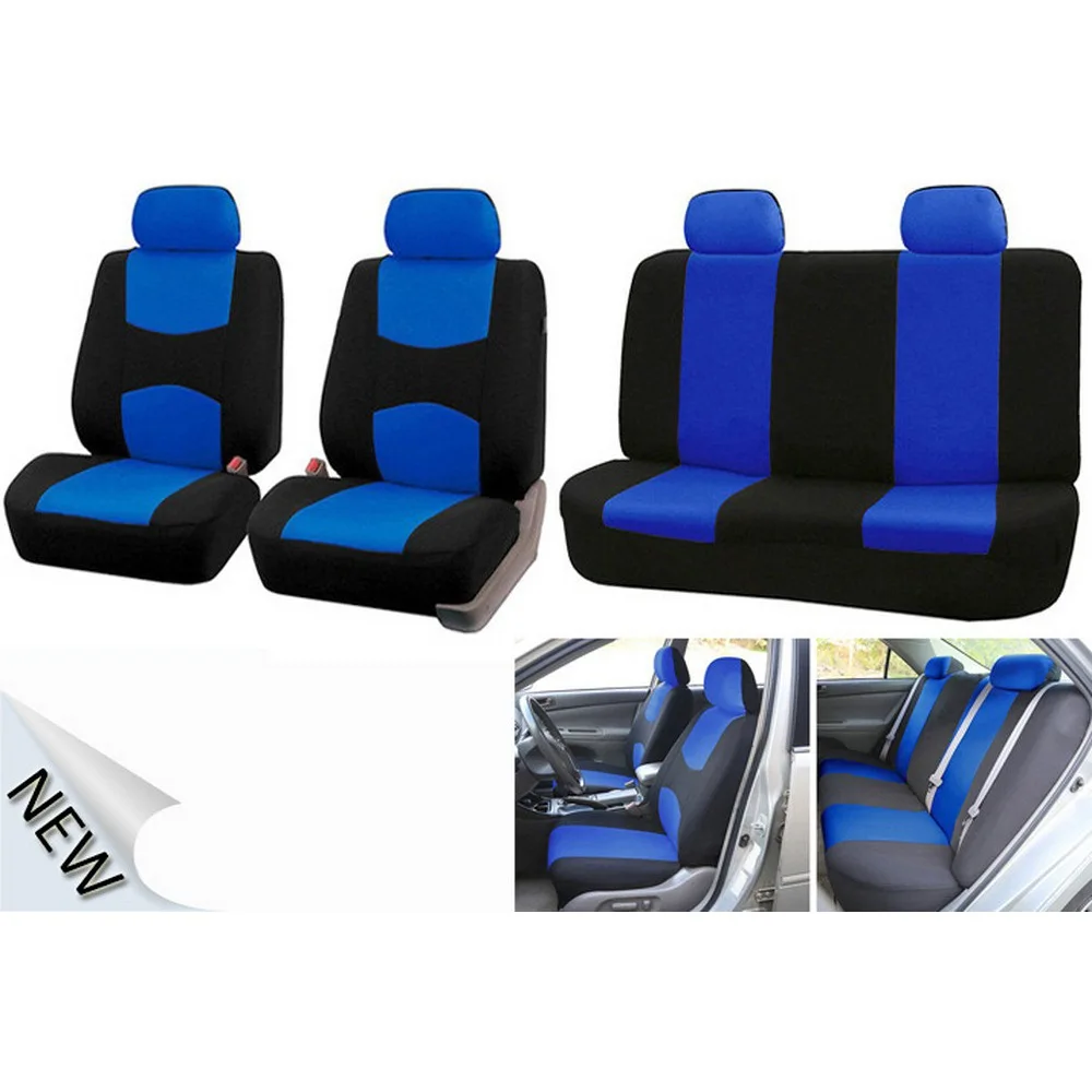 Автомобильные Чехлы На Сиденья 9 шт набор Универсальный Красочные автокресло