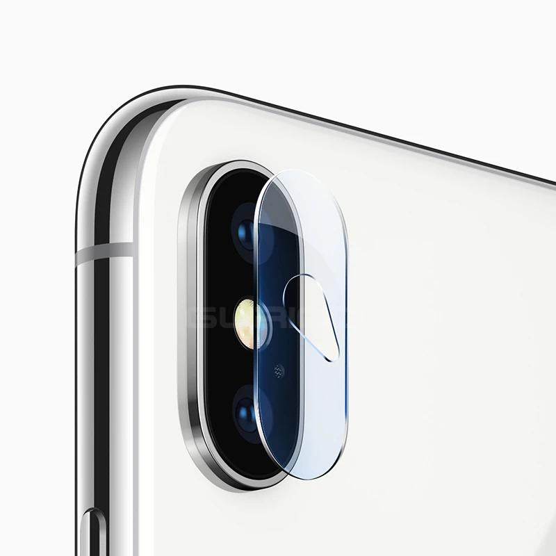 GURIOO 2pcs Camera Lens Screen Protector Glass for iPhone x Tempered Film Back cover Clear 9H Hardness iPhoneX 10 2.5D HD | Мобильные