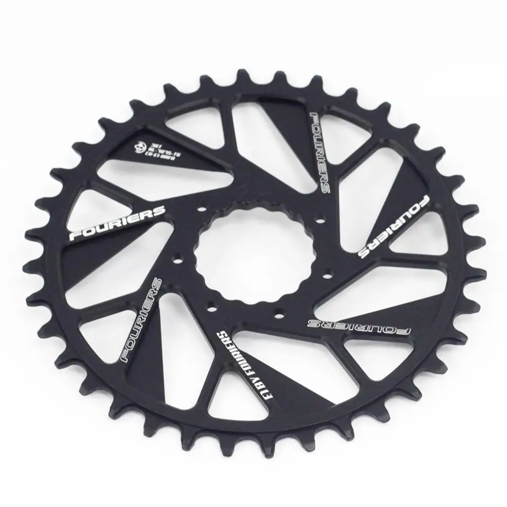 36T Fouriers MTB велосипед одинарная передняя звезда 0 мм офсетное прямое Крепление для Cinch NEXT SLG4 R SL SIXC ATLAS Узкие Широкие зубы цепное колесо - Цвет: 36T