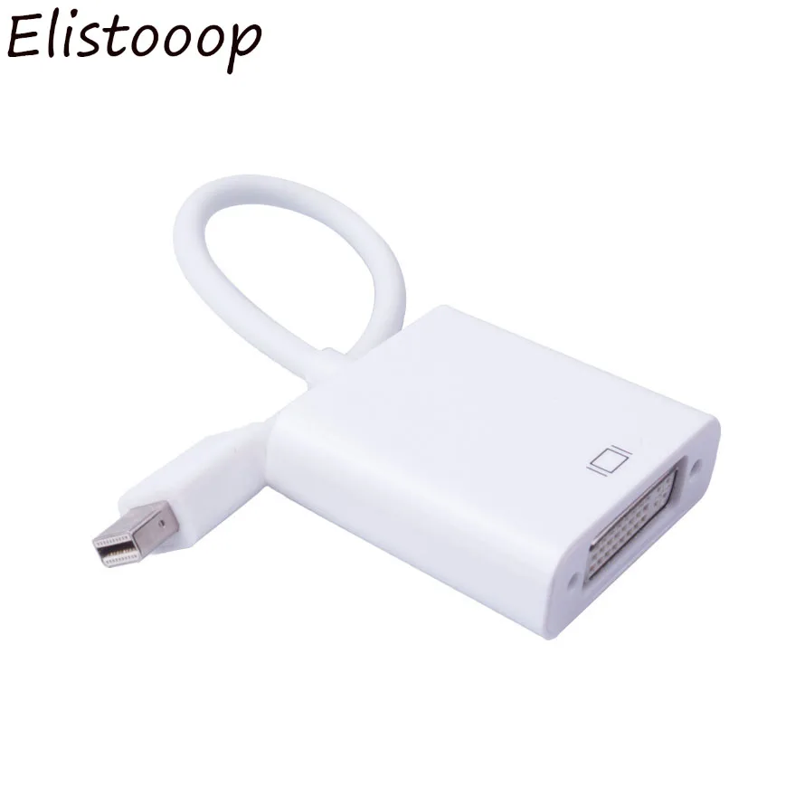 Адаптер mini DispayPort DVI Mini DP конвертер Thunderbolt с поддержкой 1080P Папа мама для монитора