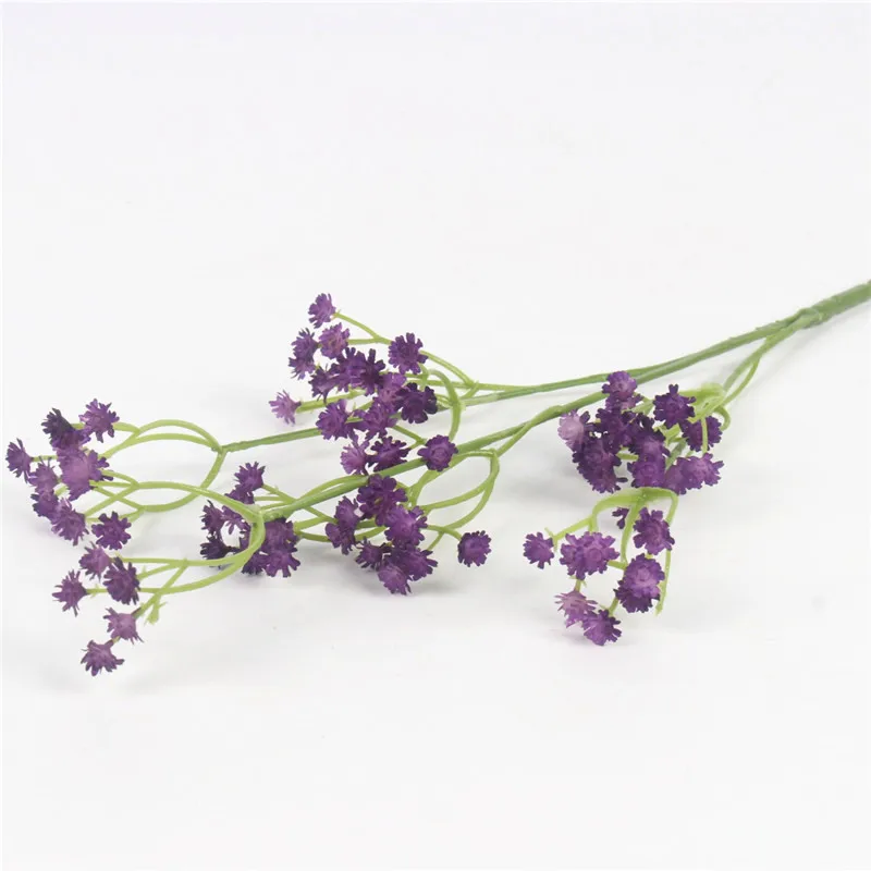 Purple 1 шт. 58 см деревенский искусственный цветок interspersion mantianxing декор для домашнего стола свадебный цветок пластик Гипсофилы babysbreath цветы искуственные тычинки для цветов - Цвет: Purple