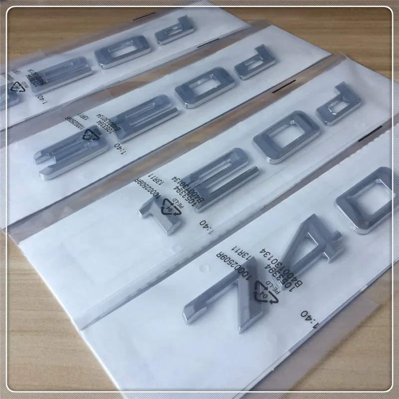 20 шт. автомобильные наклейки 3D 520d 320d 120d 740d 318d 530d 330d 525D M3 M5 X1 X3 X5 X6|Эмблемы| |