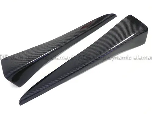 Для Evolution EVO 10 V Style Carbon Fiber Side Skirt Spats Non Aero Kit (2 шт.) Аксессуары для