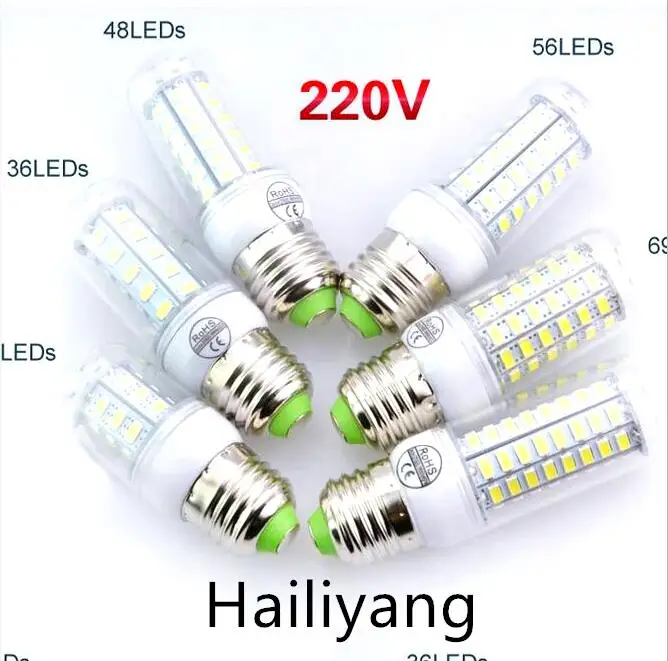 Рождественские светодиодсветодиодный лампы E27 SMD 5730 светодиодная лампа G9 24 36 48 56 69
